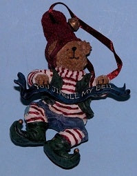 Bingle Elfbeary-Boyds Bears Resin Ornament #257051 ***Hard to Find*** *