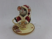 GINGERSNAP...COOKIES FOR SANTA-BOYDS BEARS RESIN ORNAMENT #25352 *