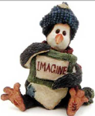 Waddle Coldfin...Imagine-Boyds Bears Resin Ornament #25805  *