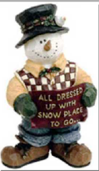 Ralph P. Snowduds...All Decked Out-Boyds Bears Resin #370114  *
