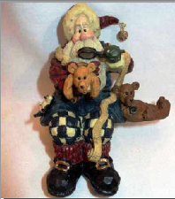 Santa Jr....And the Final Inspection-Boyds Bears Resin #370103   *