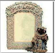 Bailey True Love Frame-Boyds Bears Resin Picture Frame #27351 *