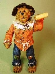 Scarecrow-Boyds Bears Wizard of Oz Resin Shoe Box Bears #3259  *