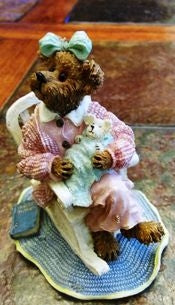 Momma McNewbear with Babykins-Boyds Bears Bearstone #2277902 *