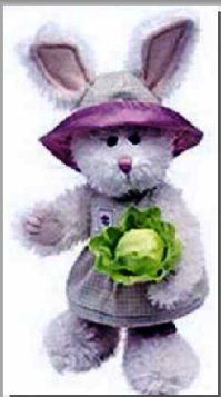 Rosalie Bloomengrows-Boyds Bears Bunny Rabbit Hare #916500 *