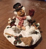 Ernest...The Snowbear-Boyds Bears Resin Candle Topper #651236 *