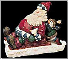 St. Nick with Parker...Wide Load-Boyds Bears Carvers Choice #370006 BBC LE *