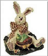 Harvey Hoppennibble...Garden Friends-Boyds Bears Resin Bunny Rabbit Hare #36715 *