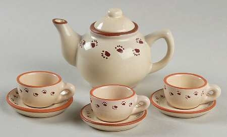 Brewin' Tea Set-Boyds Bears Tea Set #02000-65 *