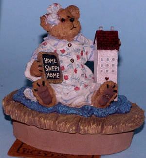 Joni...Home Sweet Home-Boyds Bears Candle Topper #651222 *