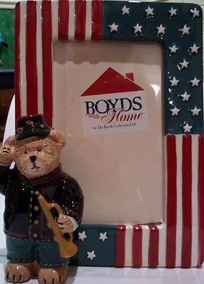 Mason Photo Frame-Boyds Bears Civil War Picture Frame #62575SM BBC Exclusive *