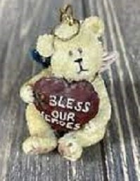 Bless Our Heroes-Boyds Bears Resin Lil Wings Ornament #24191