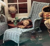 Blumenshine's Wicker Lounge-Boyds Bears Accessory #65600