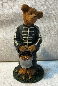 Bones T. McBearsley With Lil Boo... Whos There-Boyds Bears Bearstone #4022266