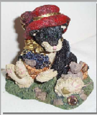 Byron & Chedda with Catmint-Boyds Bears Resin Cat and Mouse (original version) #2010 1E ***RARE