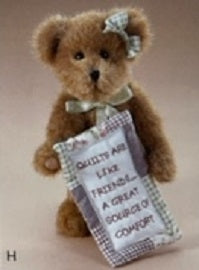 Comfy Goodfriend-Boyds Bears #903128 Quilts Are Like Friends...