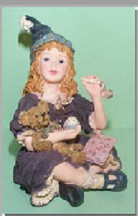 Felicity with Bennington...Toot Sweet-Boyds Bears Resin Yesterday's Child Dollstone #3568