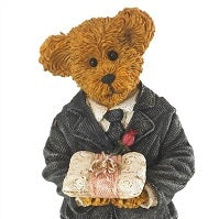 Junior...Ring Bearer Extraordinaire -Boyds Bears Bearstone #4026235