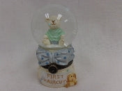 Locksley B. Bear-Boyds Bears Bearstone Mini Water Globe #270700