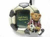 Soccer Player Picture Frame Ornament-Boyds Bears Resin Ornament #25311