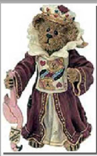 (The) Queen of Hearts...Croquet Anyone?-Boyds Bears Shoebox Bears #3239