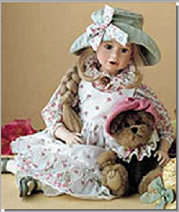 Amanda and Millie...The Hat Shoppe-Boyds Bears #4944 Yesterday's Child Doll