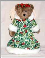 Holly Beary-Boyds Bears Tree Topper #94648LB Longaberger Exclusive