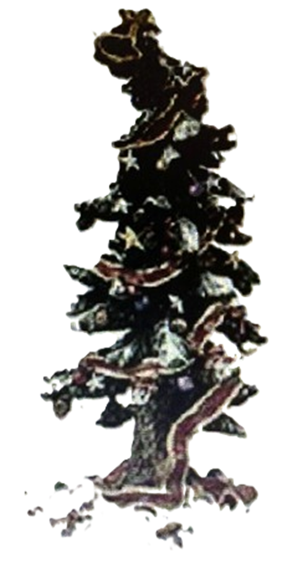 Holly Jolly Christmas Tree-Boyds Bears Kringle's Retreat Village Accessory #19821