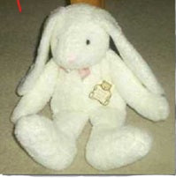 Mickie (sherpa fur)-Boyds Bears Bunny Rabbit Hare #5654