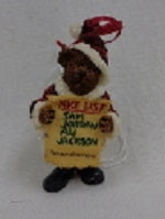 SAINT NICK-BOYDS BEARS BEARSTONE ORNAMENT #257070 *