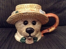 Ms Bruin...Afternoon Tea-Boyds Bears Bearwear Pottery Coffee Cup Mug #390500 *