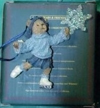 Heidi-Boyds Bears Skating Bearstone Ornament #257050 ***RARE*** *