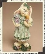 POLLY HOPSALOT...SPRINGTIME FRIENDS-BOYDS BEARS RESIN BUNNY RABBIT HARE #36720 *