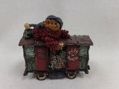 Boxcar Chillie...Starring Role-Boyds Bears Bearstone #2485 *