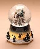 Ho Ho Folknick-Boyds Bears Musical Waterglobe #271029 *