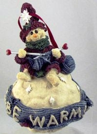 Ingrid Be Warm Snowball-Boyds Bears Resin Ornament #25651 *