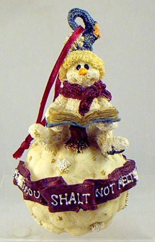 Axel...Thou Shalt Not Melt-Boyds Bears Resin Ornament #25652 *