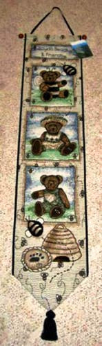 The Backyard Garden-Boyds Bears Beezley Tapestry Bell Pull *