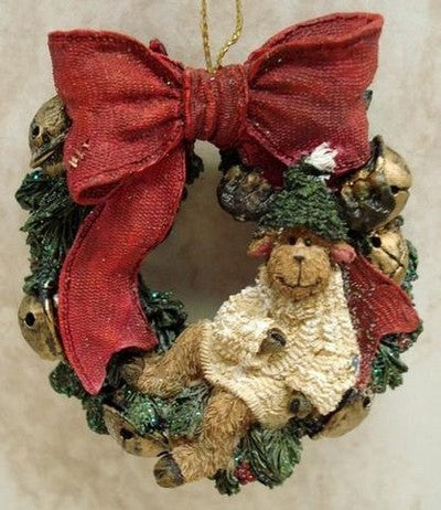 RECLINING MOOSE ORNAMENT-BOYDS BEARS RESIN MOOSE ORNAMENT #257450 *