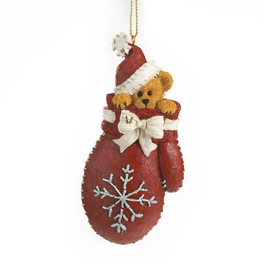 FLAKE-BOYDS BEARS BEARSTONE ORNAMENT #4028445 *