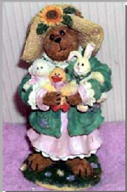 Miss Hattie & Company...Springtime Friends-Boyds Bears Bearstone #2277906 *