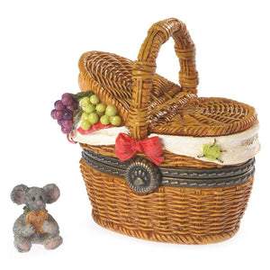 Emily's Picnic Basket with Dagwood McNibble-Boyds Bears Treasure Box #4038001 *