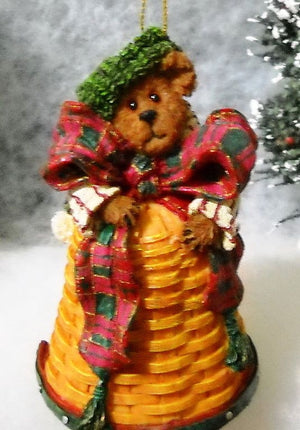 Michael Jinglebeary-Boyds Bears Bearstone Ornament #25778LB Longaberger Exclusive *