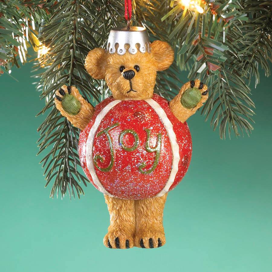 Joy Plump n' Waddle-Boyds Bears Resin Ornament #4016677 *