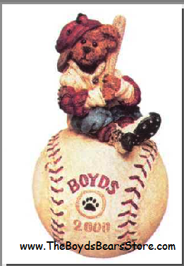 McGwire...It's Outta Here-Boyds Bears Resin Baseball Ornament #25717 *