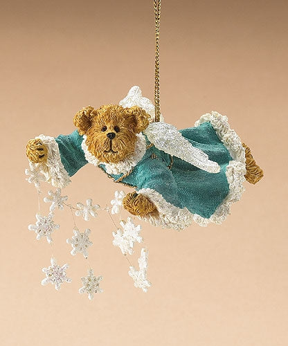 SNOWFLAKE SNOW ANGEL-BOYDS BEARS RESIN ORNAMENT #257425 ***HARD TO FIND*** *