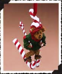 Downhill Skier-Boyds Bears Bearstone Ornament #257128 *