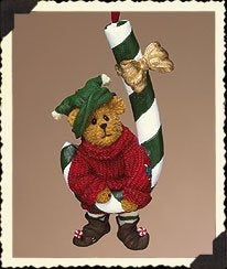 C.C. Bearmint-Boyds Bears Bearstone Ornament #257057 *