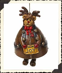 RUDY KRINGLEBELL-BOYDS BEARS MOOSE ORNAMENT #257010 *