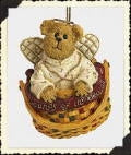 Melody Angel-Boyds Bears Resin Ornament #257040LB Longaberger Exclusive *